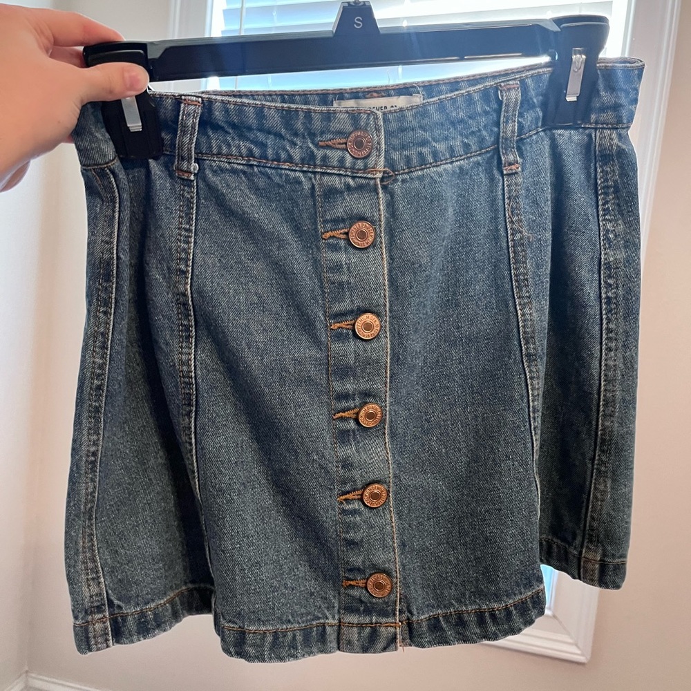 Denim Mini Skirt